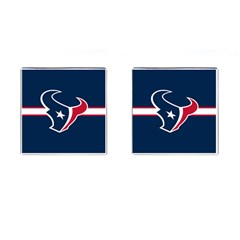 Houston Texans National Football League Nfl Teams Afc Cufflinks (square) by SportMart