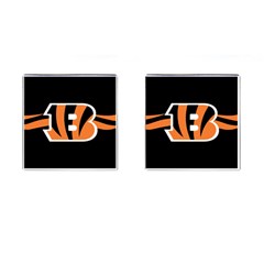 Cincinnati Bengals National Football League Nfl Teams Afc Cufflinks (square) by SportMart