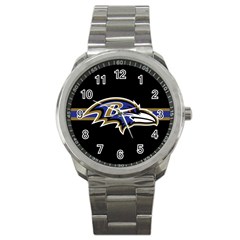 Baltimore Ravens National Football League Nfl Teams Afc Sport Metal Watch by SportMart