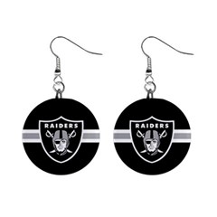 Oakland Raiders National Football League Nfl Teams Afc Mini Button Earrings