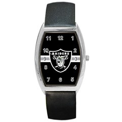 Oakland Raiders National Football League Nfl Teams Afc Tonneau Leather Watch