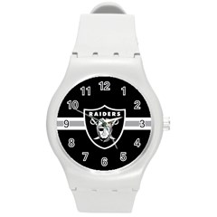 Oakland Raiders National Football League Nfl Teams Afc Plastic Sport Watch (medium)