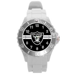 Oakland Raiders National Football League Nfl Teams Afc Plastic Sport Watch (large)