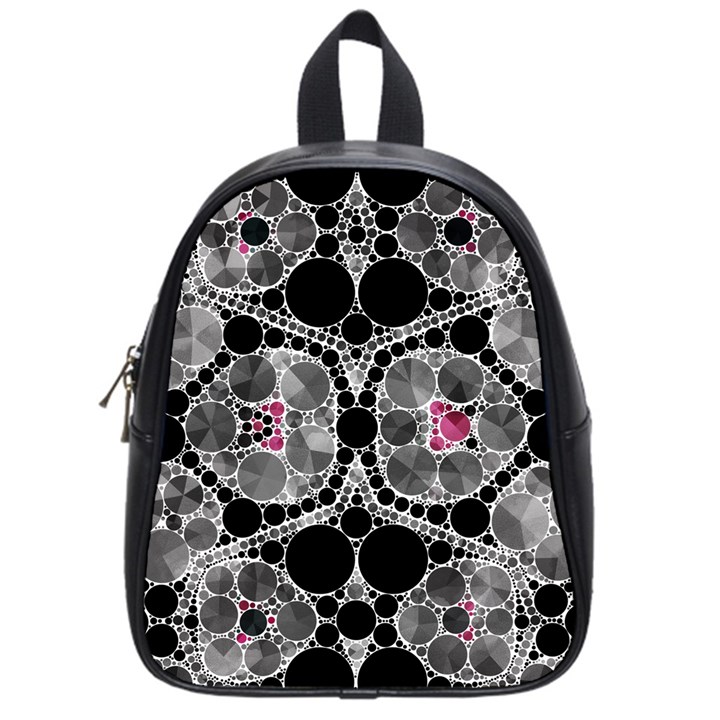 Bling Black Grey  School Bag (Small)