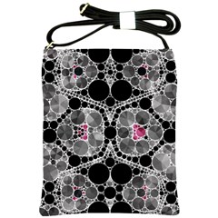 Bling Black Grey  Shoulder Sling Bag by OCDesignss