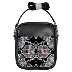 Bling Black Grey  Girl s Sling Bag by OCDesignss