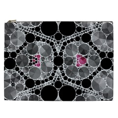 Bling Black Grey  Cosmetic Bag (xxl) by OCDesignss