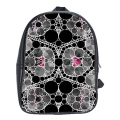 Bling Black Grey  School Bag (xl) by OCDesignss