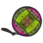 Florescent Pink Green  CD Wallet Front