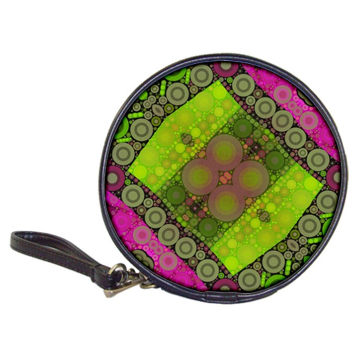 Florescent Pink Green  CD Wallet