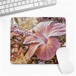 Fantasy Colors Hibiscus Flower Digital Photography Large Mouse Pad (Rectangle) Front