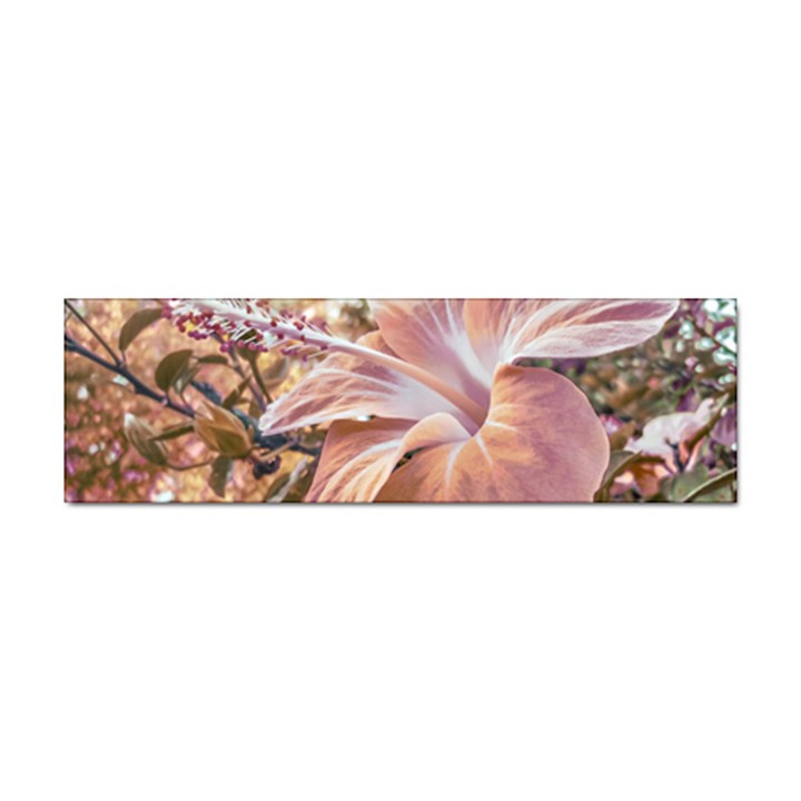 Fantasy Colors Hibiscus Flower Digital Photography Bumper Sticker 100 Pack