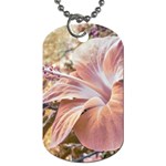 Fantasy Colors Hibiscus Flower Digital Photography Dog Tag (Two-sided)  Front