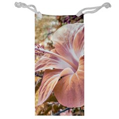 Fantasy Colors Hibiscus Flower Digital Photography Jewelry Bag by dflcprints