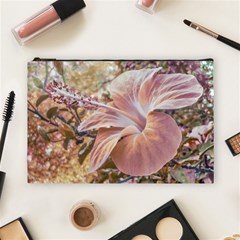 Fantasy Colors Hibiscus Flower Digital Photography Cosmetic Bag (large) by dflcprints