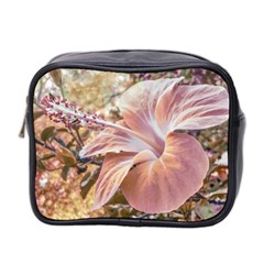 Fantasy Colors Hibiscus Flower Digital Photography Mini Travel Toiletry Bag (two Sides) by dflcprints