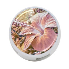 Fantasy Colors Hibiscus Flower Digital Photography 4-port Usb Hub (one Side) by dflcprints