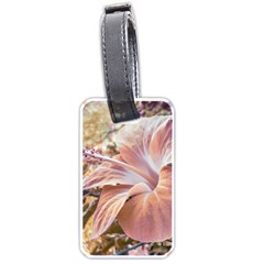 Fantasy Colors Hibiscus Flower Digital Photography Luggage Tag (one Side)