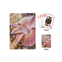 Fantasy Colors Hibiscus Flower Digital Photography Playing Cards (mini) by dflcprints