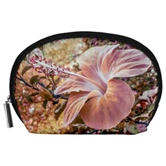 Fantasy Colors Hibiscus Flower Digital Photography Accessory Pouch (large) by dflcprints