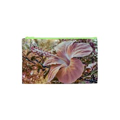 Fantasy Colors Hibiscus Flower Digital Photography Cosmetic Bag (xs) by dflcprints