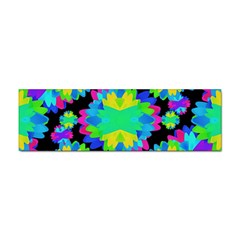 Multicolored Floral Print Geometric Modern Pattern Bumper Sticker by dflcprints