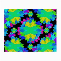 Multicolored Floral Print Geometric Modern Pattern Glasses Cloth (small) by dflcprints