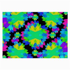 Multicolored Floral Print Geometric Modern Pattern Glasses Cloth (large) by dflcprints