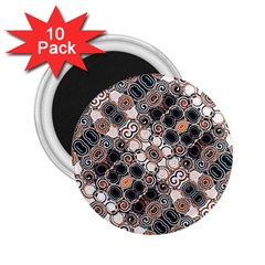 Modern Arabesque Pattern Print 2 25  Button Magnet (10 Pack) by dflcprints