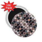 Modern Arabesque Pattern Print 2.25  Button Magnet (100 pack) Front