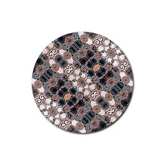 Modern Arabesque Pattern Print Drink Coasters 4 Pack (round) by dflcprints