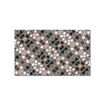 Modern Arabesque Pattern Print Sticker 100 Pack (Rectangle) Front