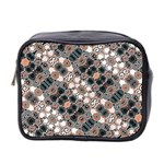 Modern Arabesque Pattern Print Mini Travel Toiletry Bag (Two Sides) Front