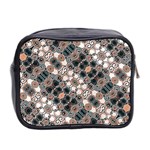 Modern Arabesque Pattern Print Mini Travel Toiletry Bag (Two Sides) Back