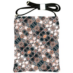 Modern Arabesque Pattern Print Shoulder Sling Bag