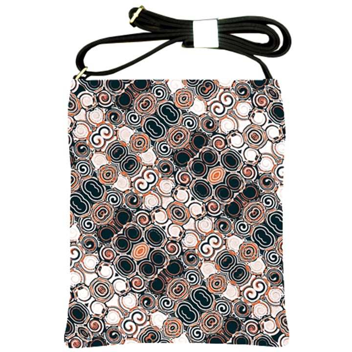 Modern Arabesque Pattern Print Shoulder Sling Bag