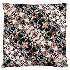 Modern Arabesque Pattern Print Large Cushion Case (two Sided) 