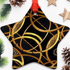 Futuristic Ornament Decorative Print Star Ornament