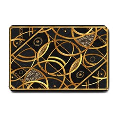 Futuristic Ornament Decorative Print Small Door Mat