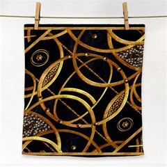 Futuristic Ornament Decorative Print Face Towel