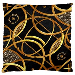 Futuristic Ornament Decorative Print Large Cushion Case (single Sided)  by dflcprints