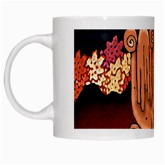 Cute Creature Fantasy Illustration White Coffee Mug by dflcprints