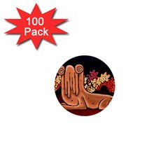 Cute Creature Fantasy Illustration 1  Mini Button (100 Pack) by dflcprints