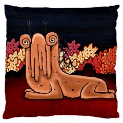 Cute Creature Fantasy Illustration Standard Flano Cushion Case (one Side) by dflcprints