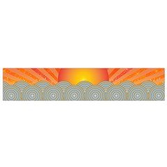 Oriental Sunset Flano Scarf (Small)