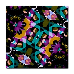 Digital Futuristic Geometric Pattern Ceramic Tile