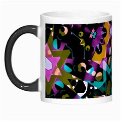 Digital Futuristic Geometric Pattern Morph Mug by dflcprints