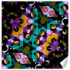 Digital Futuristic Geometric Pattern Canvas 12  X 12  (unframed) by dflcprints