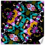 Digital Futuristic Geometric Pattern Canvas 12  x 12  (Unframed) 11.4 x11.56  Canvas - 1