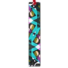 Digital Futuristic Geometric Pattern Large Bookmark by dflcprints